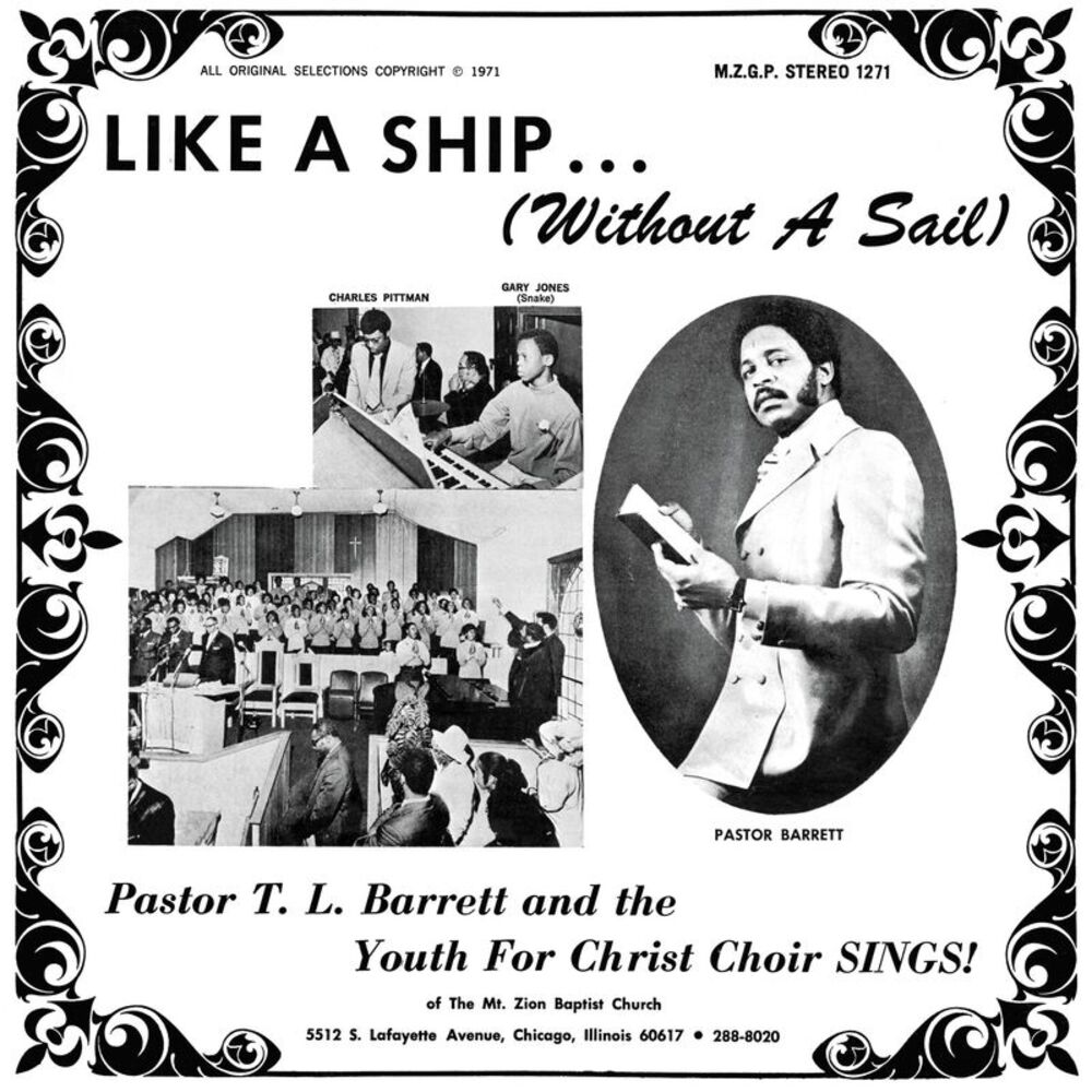 Pastor T.L. Barrett - Like a Ship (Without a Sail)  LP LP